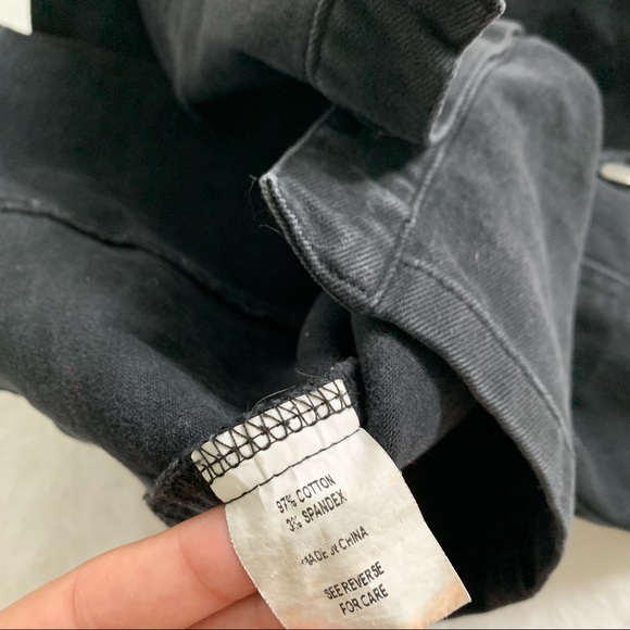 PARE | basic black button down skirt - Picture 9 of 9